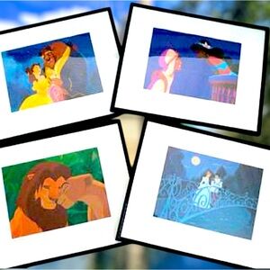 DISNEY Couple Lithographs